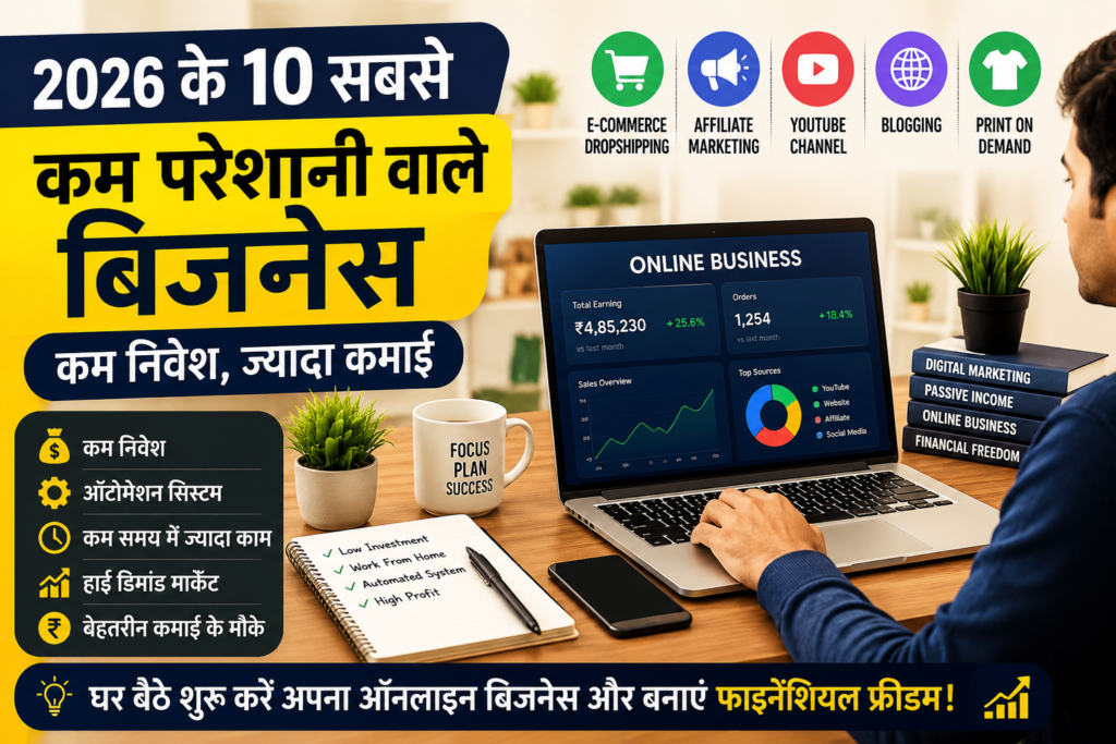 Best Business Ideas 2026 | कम निवेश, ज्यादा कमाई 10business ieda