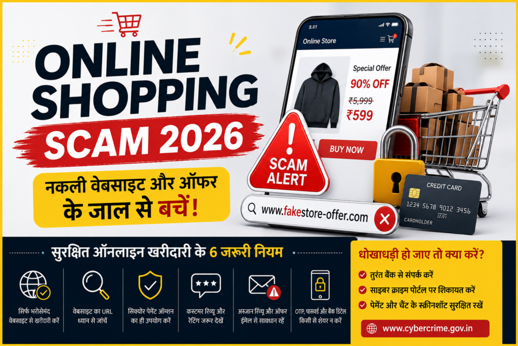 Online Shopping Scam 2026 Fake Website Alert and Safe Online Shopping Tips